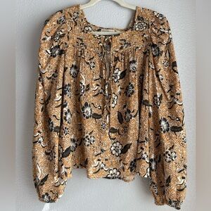 Ulla Johnson Amber Batik Print Medium Issa Blouse!